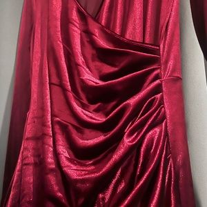Velvet cocktail dress